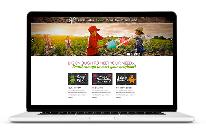 Boise Co-op Website Design