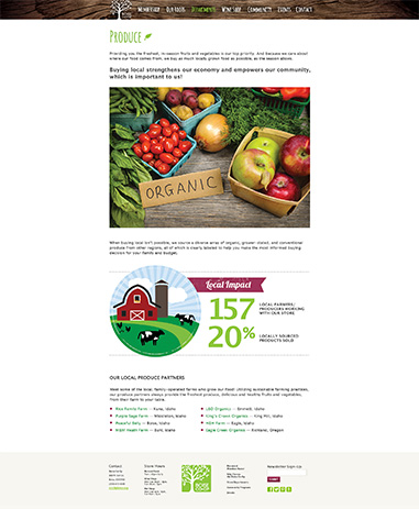 Boise Co-op Website Design 2